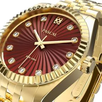 Elegant PASCAL Quartz Watch for Ladies Adjustable Waterproof