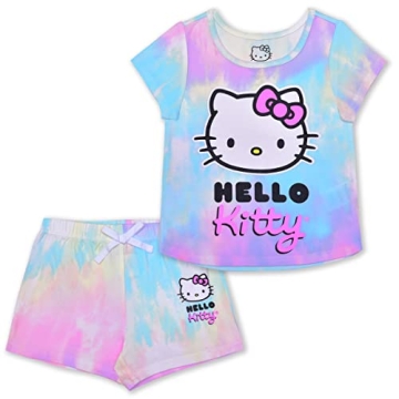 Hello Kitty Girls’ T-Shirt and Short Set - Stylish Comfort