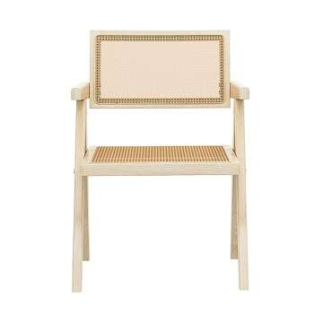 Elegant Theokleia Rattan Dining Chair for Modern Homes