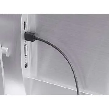 Monoprice High Speed HDMI Cable - Certified Premium, 4K@60Hz, HDR, 18Gbps, 36AWG, YUV, 4:4:4, 6 Feet, Black - Ultra Slim Series