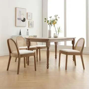 Buy HEAH-YO Rattan Dining Chairs Set of 2 Online