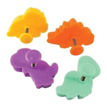 R&M Dinosaur Cookie Stamper Set for Fun Baking