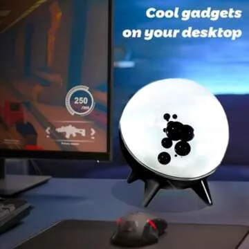 JOGEPEYO Dancing ferrofluid Speaker, ferrite Speaker Music Companion, ferromagnetic Fluid Sound visualizer, symbiosis in a Bottle, Magnetic Fluid Toys, Desktop Decorations, Birthday Gifts (Black)