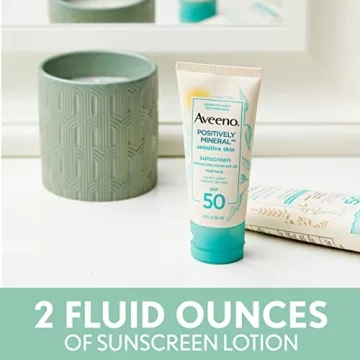 Aveeno Positively Mineral Sensitive Skin Face Sunscreen SPF 50