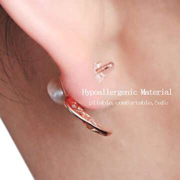 Quality Earring Backs for All Earrings - 100 Pack