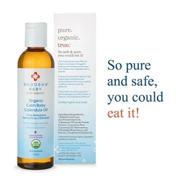 Shoosha Organic Calendula Oil for Babies - Gentle & Natural