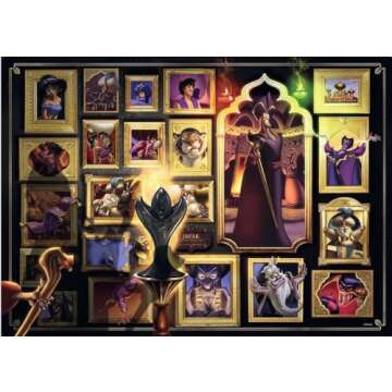 Ravensburger Disney Villainous Jafar 1000 Piece Jigsaw Puzzle for Adults – Every Piece is Unique, Softclick Technology Means Pieces Fit Together Perfectly, Multicoloured (15023)