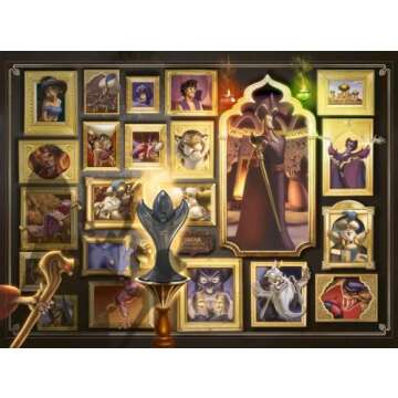 Ravensburger Disney Villainous Jafar 1000 Piece Jigsaw Puzzle for Adults – Every Piece is Unique, Softclick Technology Means Pieces Fit Together Perfectly, Multicoloured (15023)