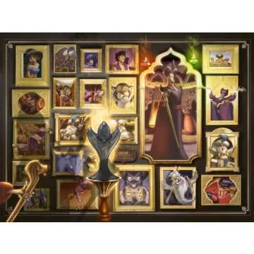 Ravensburger Disney Villainous Jafar 1000 Piece Jigsaw Puzzle for Adults – Every Piece is Unique, Softclick Technology Means Pieces Fit Together Perfectly, Multicoloured (15023)