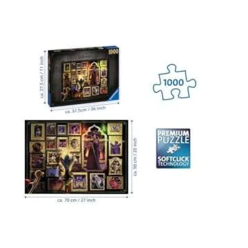 Ravensburger Disney Villainous Jafar 1000 Piece Jigsaw Puzzle for Adults – Every Piece is Unique, Softclick Technology Means Pieces Fit Together Perfectly, Multicoloured (15023)