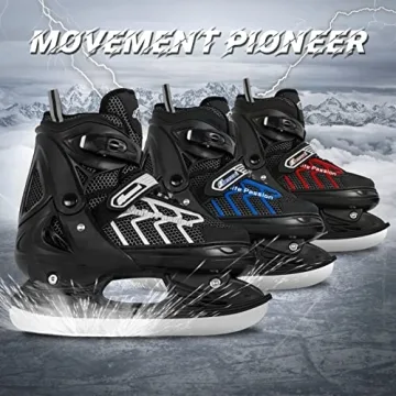 Comfortable Adjustable Ice Skates for Kids and Adults