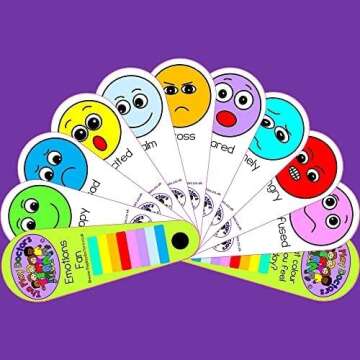 Emotions Face Feelings Fan Flash Cards - ASD / Autism / SEN / Special Needs Nonverbal Speech Delay S...