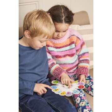 Emotions Face Feelings Fan Flash Cards - ASD / Autism / SEN / Special Needs Nonverbal Speech Delay Social Communication Aid by Play Doctor