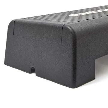 Reebok Mini Workout Step Platform - Aerobic Step with Resistance Tube Attachment Slot - Great for Al...