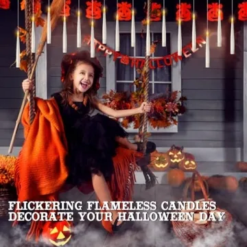 Magical LED Candle String Lights – 20pcs with Remote