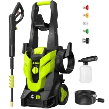 Electric Pressure Washer, 4200 PSI 2.5 GPM Power Washer with 4 Quick Connect Nozzles, High Pressure ...