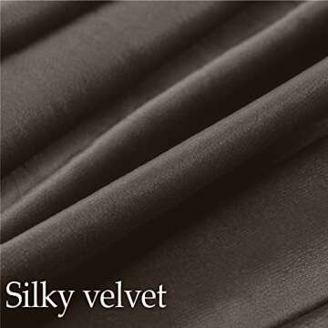 lalaLOOM Velvet Throw Pillow Covers, Set of 2, 18x18 Decorative Square Pillows Home Decor, Soft Acce...