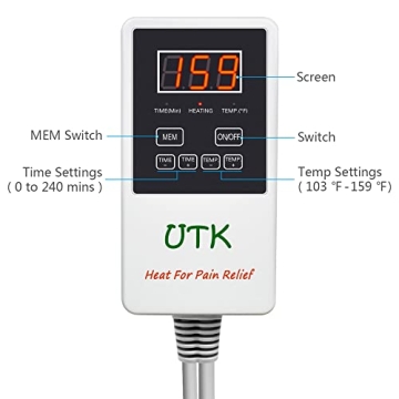 Ultimate Pain Relief with UTK Jade Heating Pad