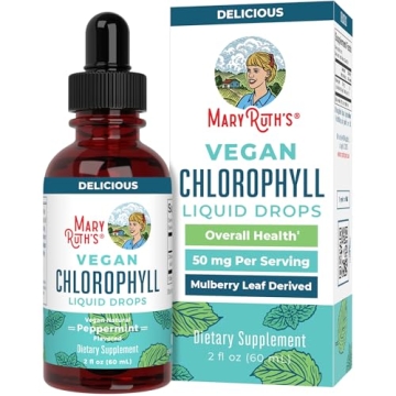 MaryRuth Organics Chlorophyll Liquid Drops, Clean Label Certified, Vegan, 2 Fl Oz