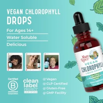 MaryRuth Organics Chlorophyll Drops - Vegan Mint Flavor