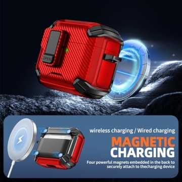 Inesore AirPods Pro Case with Stand & Cleaning Kit