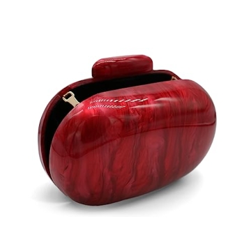 GSYPS Acrylic Shell Evening Clutch Bag for Women