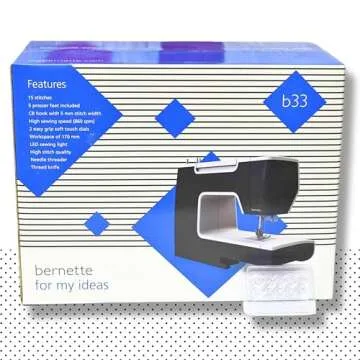 Bernette 33 Swiss Design Sewing Machine W/FREE 10 Pack Bobbins!