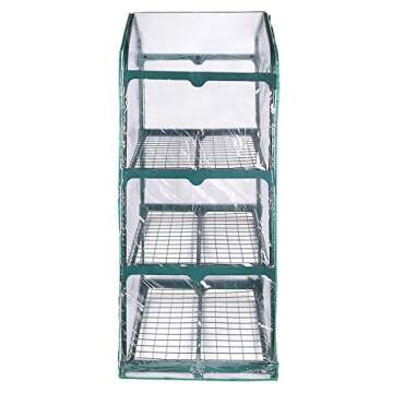 Palm Springs Compact 3-Tier Mini Greenhouse - Easy Assembly