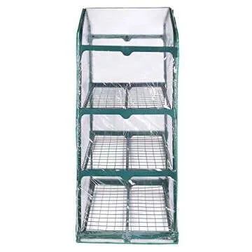 Palm Springs Compact 3-Tier Mini Greenhouse - Easy Assembly