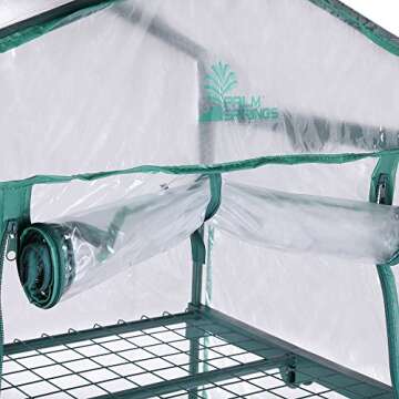 Palm Springs Compact 3-Tier Mini Greenhouse - Easy Assembly