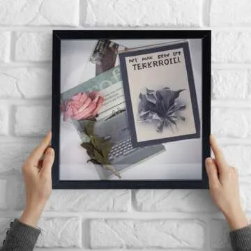 Muzilife 12x12 Shadow Box Frame - Elegant Display Case