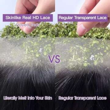 Lemoda 30Inch 12A 250% Density SKINLIKE Real HD Lace Water Wave 13x4 Full Lace Frontal Wigs Deep Wav...