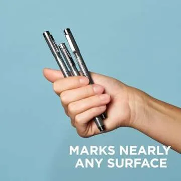 SAKURA Microperm Ultra Fine Point Pens - Permanent Marker Pen - Assorted Point Sizes - Black Ink - 3 Pack