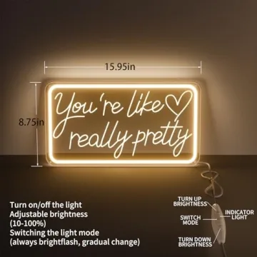 You're Like Love Neon Sign - Aesthetic Bedroom Decor