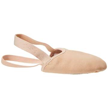 Capezio Women's Canvas Pirouette ii Dance Shoe, Nude, Small