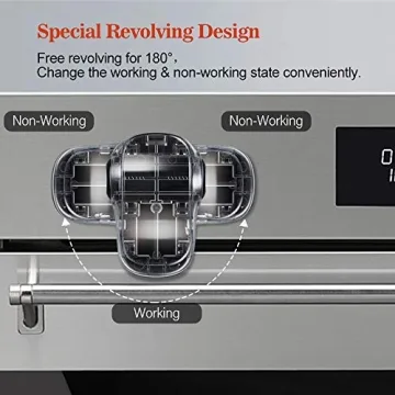 EUDEMON Child Safety Heat-Resistant Oven Lock for Kids