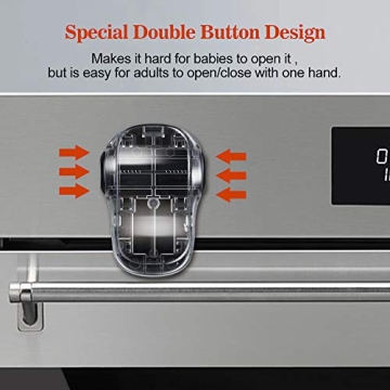 EUDEMON Child Safety Heat-Resistant Oven Lock for Kids