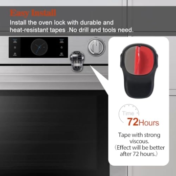 EUDEMON Child Safety Heat-Resistant Oven Lock for Kids