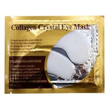 Jakuva 30PCS Collagen Under Eye Patches for Dark Circles