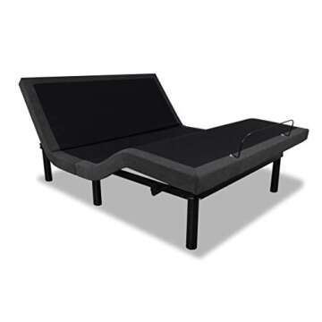 iDealBed 3i Custom Adjustable Bed Base, Wireless, Zero Gravity, One Touch Comfort Positions, Program...