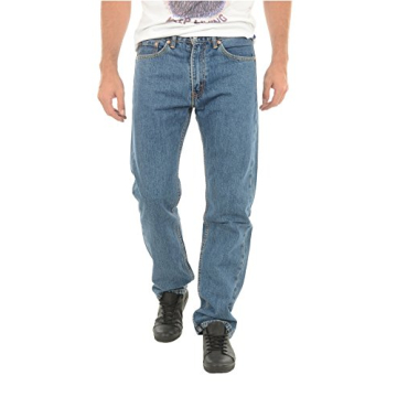 Levi's Men's 505 Regular Fit Jeans - Comfort Meets Style in Medium Stonewash