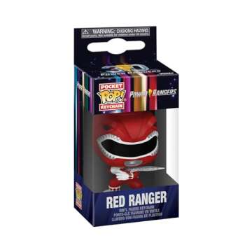 Funko Pop! Keychain: Mighty Morphin Power Rangers 30th Anniversary - Red Ranger
