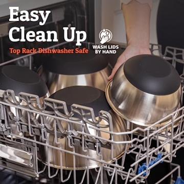 Priority Chef Mixing Bowls With Airtight Lids Set 1.5-5 Quart