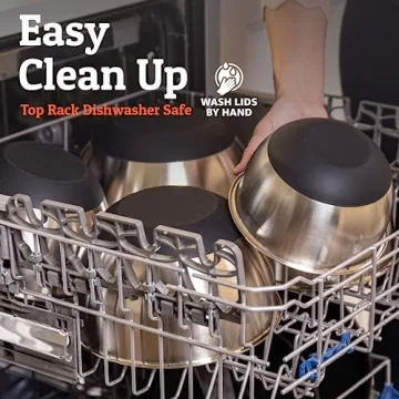 Priority Chef Mixing Bowls With Airtight Lids Set 1.5-5 Quart