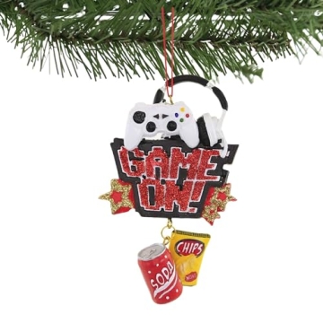 "Game On!" Dangle Ornament for Gamers - Festive Decor
