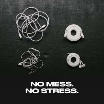 Side Winder Cable Organizer for Earbuds and Chargers