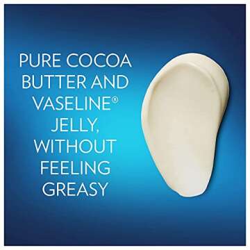 Vaseline Cocoa Radiant Spray 2-Pack for Dry Skin + Vaseline Lip Therapy Cocoa Butter Lip Balm (3 Piece Set)