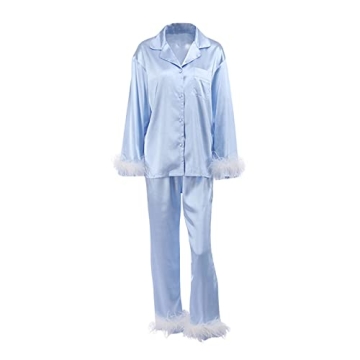 Elegant Silk Pajama Set for Women - Comfortable Loungewear
