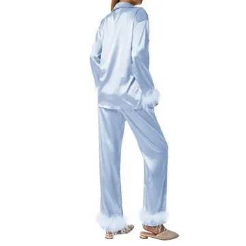 Elegant Silk Pajama Set for Women - Comfortable Loungewear