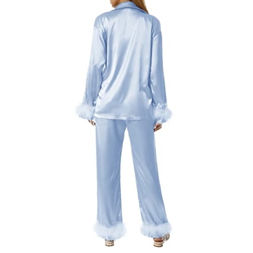 Elegant Silk Pajama Set for Women - Comfortable Loungewear